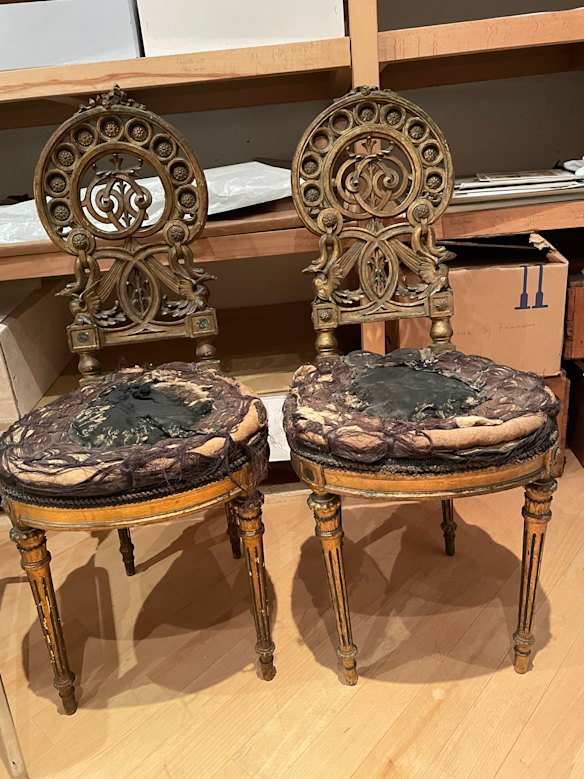Did Beethoven sit on one of these chairs?