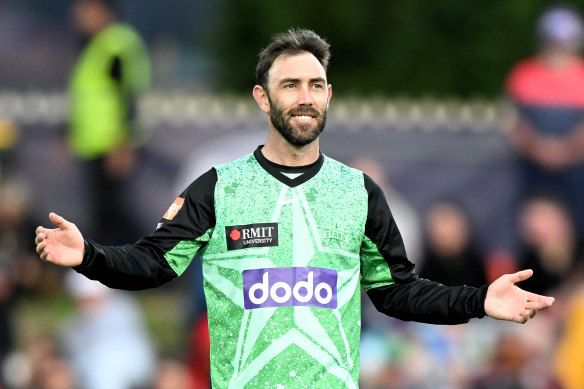 Happy days: Glenn Maxwell and his Melbourne Stars are part of a monster day of Boxing Day cricket.