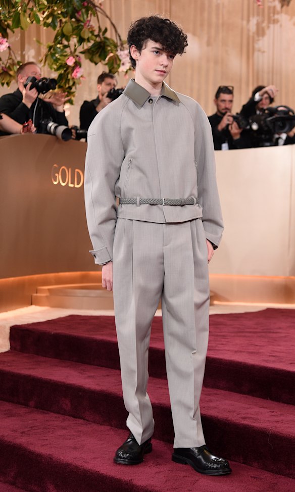 Owen Cooper in Bottega Veneta.