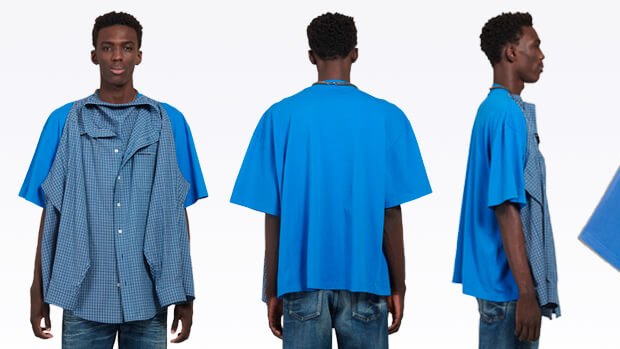 This new Balenciaga 'T-shirt shirt' has caused a sensation online.