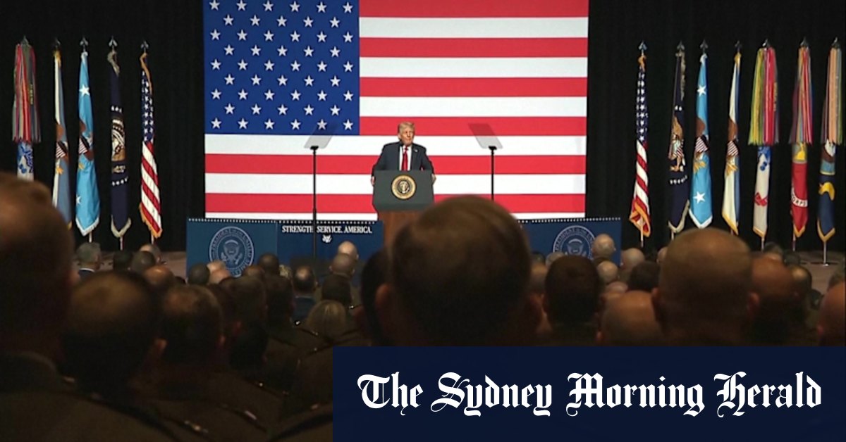 Trump declares end to political correctness in the military