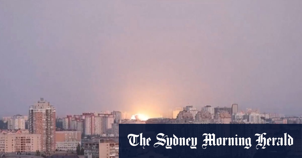 Two dead in Russian drone and missile strike on Kyiv