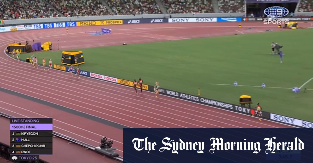 Kipyegon wins gold with emphatic kick