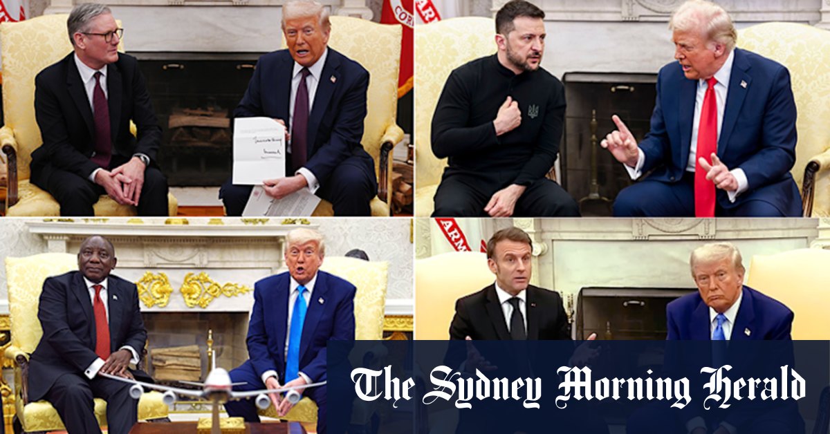 Key moments with world leaders in the Oval Office