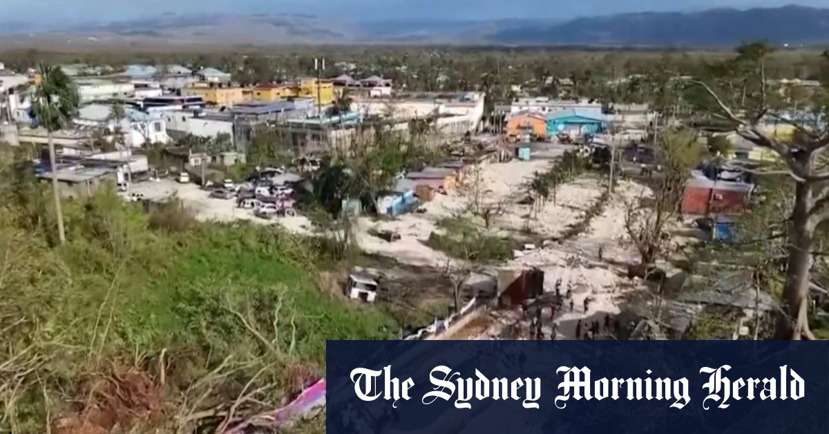 More than 30 killed in Caribbean from Hurricane Melissa