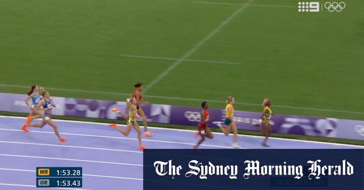Aussie young gun nabs spot in 800m Olympic semis