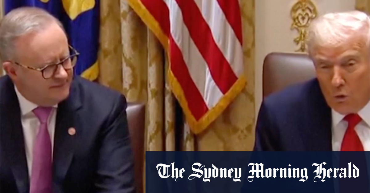 Trump and Albanese meet in Washington