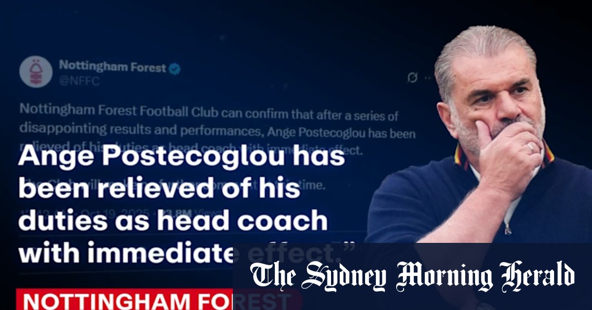 Ange Postecoglou axed from second Premier League club