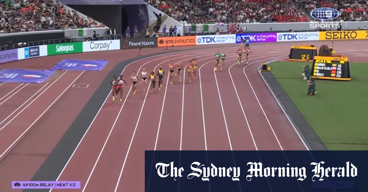 Disaster for Aussie women’s 4x100m relay team