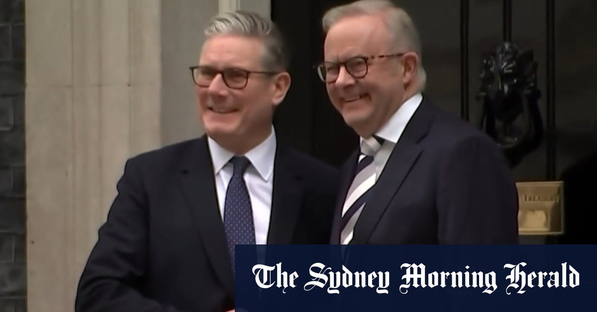 Anthony Albanese sits down with Britain’s PM