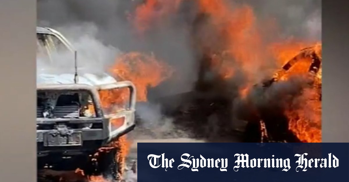 Carpark fire destroys cars on Gold Coast
