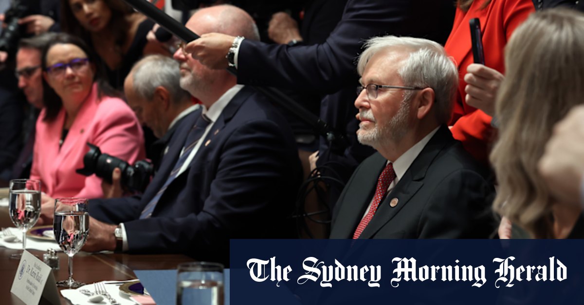 Trump confronts Rudd in awkward exchange