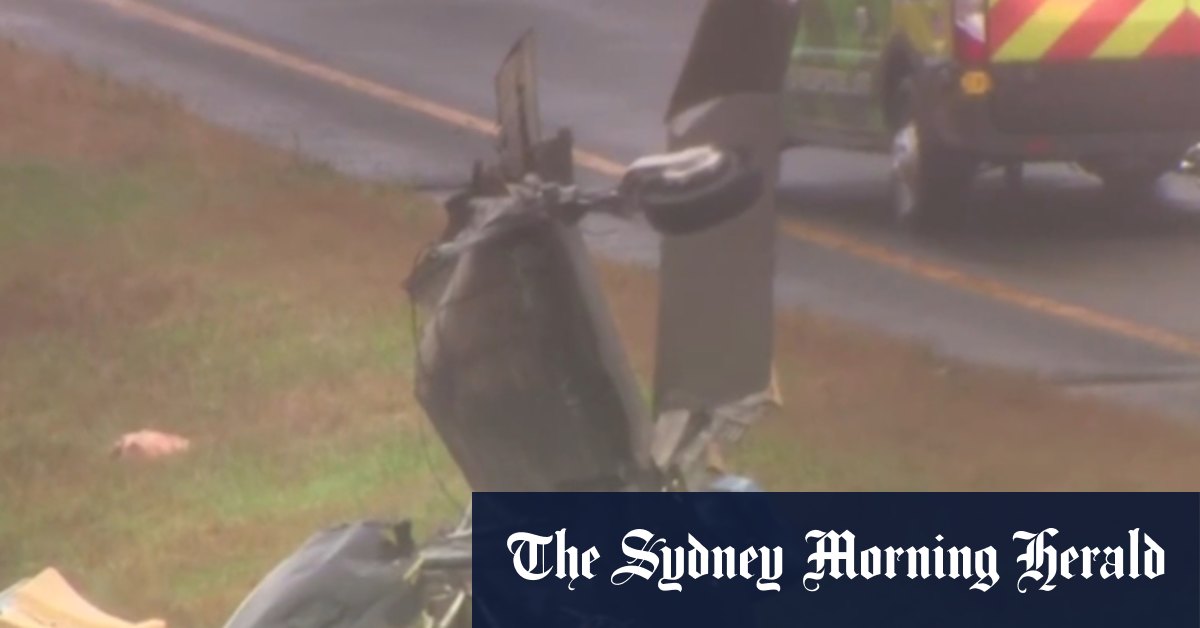 Two people killed as plane crashes on highway in north-eastern US