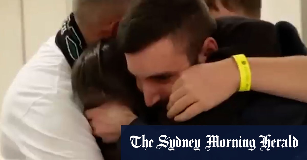 Matan Angrest finally reunites with his family