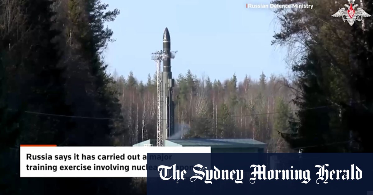 Russia publishes video of nuclear drills after Putin-Trump summit delay