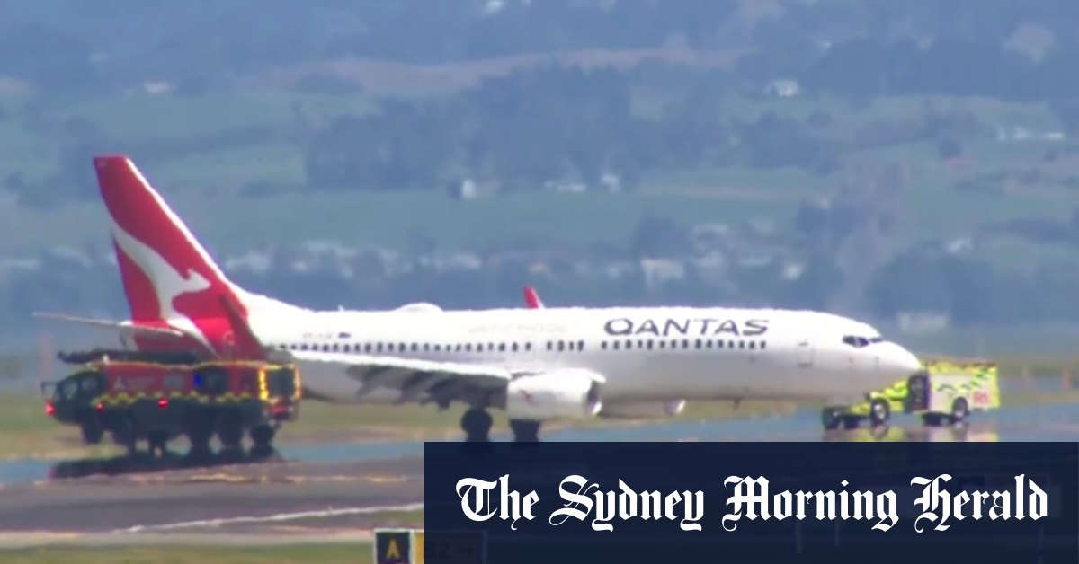 Qantas flight from Sydney to Auckland made mayday call after fire risk