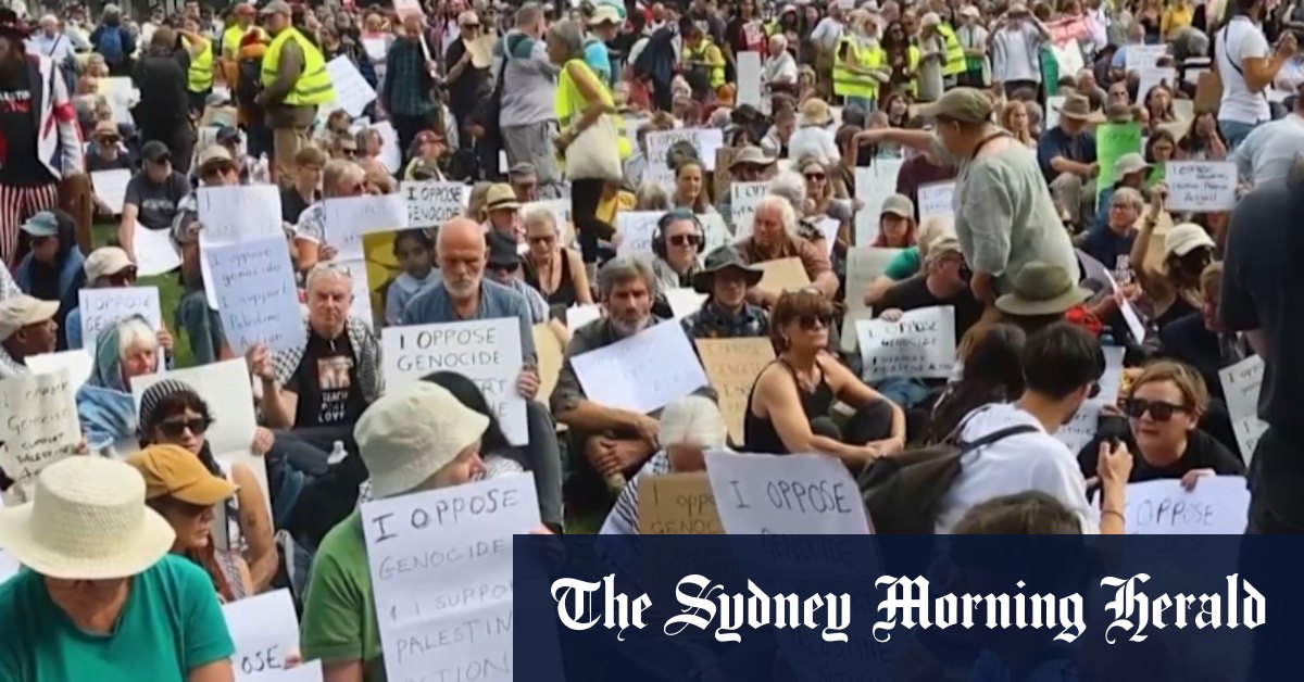 Hundreds arrested at London protest supporting banned group Palestine Action