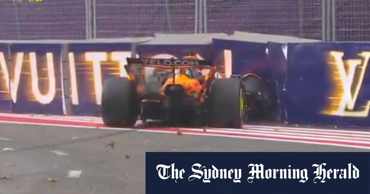 Disaster as Piastri hits the wall