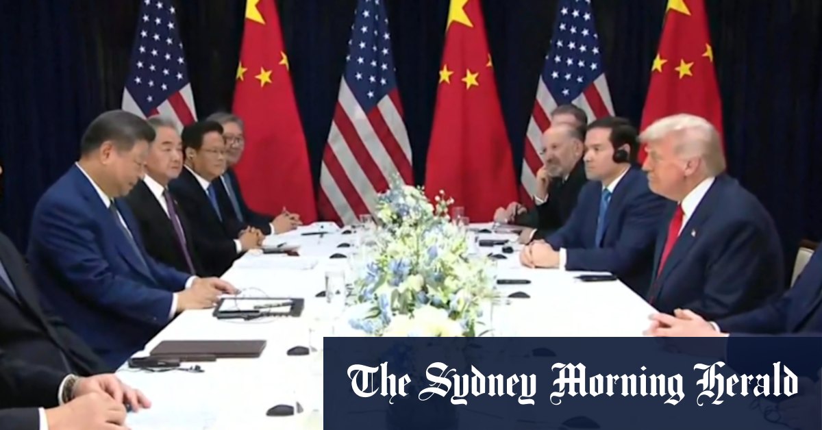 Trump and Xi meet for first time in six years amidst damaging trade war