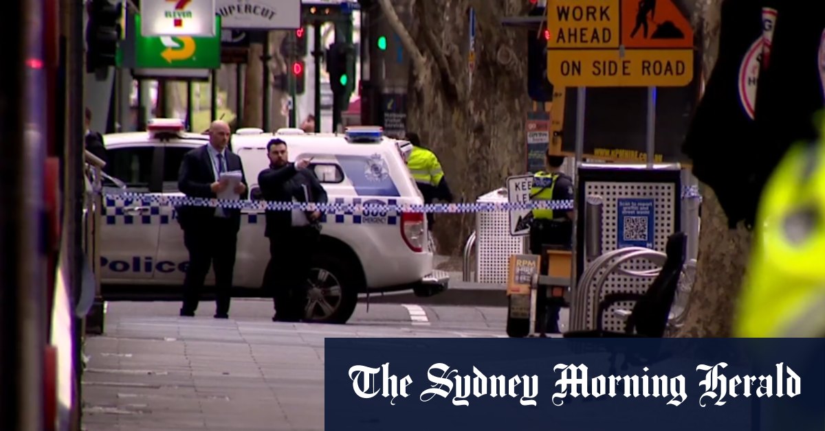 Four men arrested over Melbourne CBD shooting