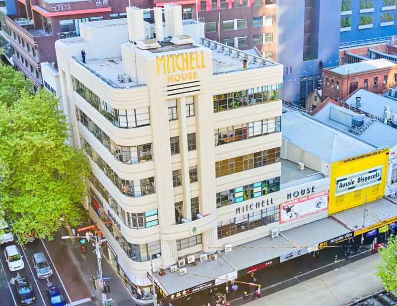 Mitchell House and its attached neighbour, on the corner of Lonsdale and Elizabeth streets, are expected to sell for between $55 million and $60 million.