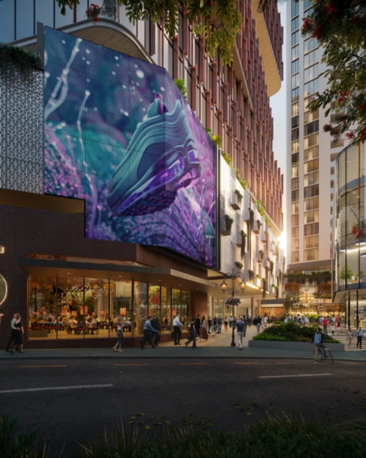 An artist’s impression of the proposed Toowong mixed use project.