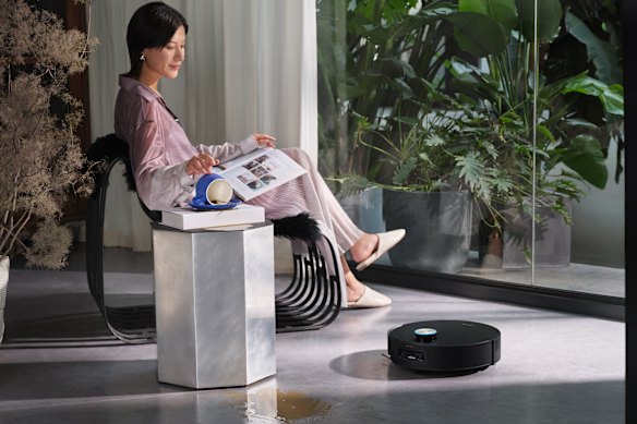 Dreame’s first mop roller robot is great at cleaning up wet spills.