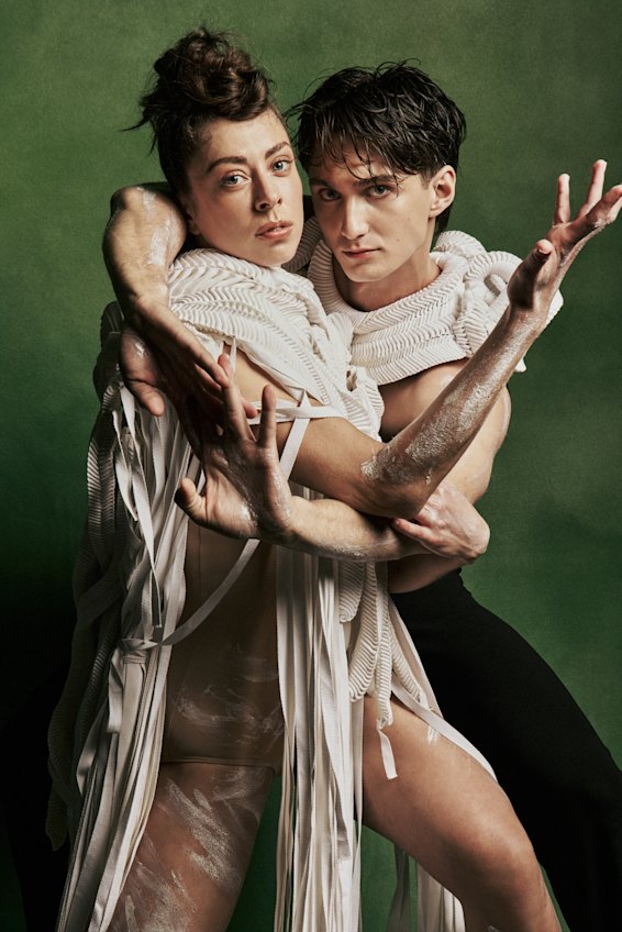 Courtney Radford and Hugo Dumapit in Flora.