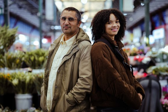 Cliff Curtis and Tanzyn Crawford in <i>Swift Street</i>.