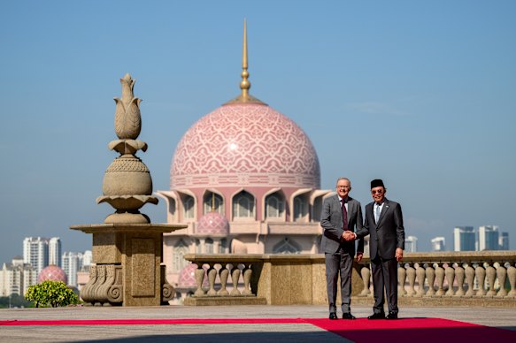 Prime Minister Anthony Albanese and his Malaysian counterpart Anwar Ibrahim found common ground in defending Pope Leo after the pontiff was blasted as “terrible” by US President Donald Trump.