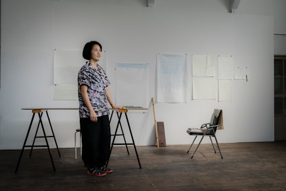 Australian artist Shirley Cho is completing a residency in Kamiyama.