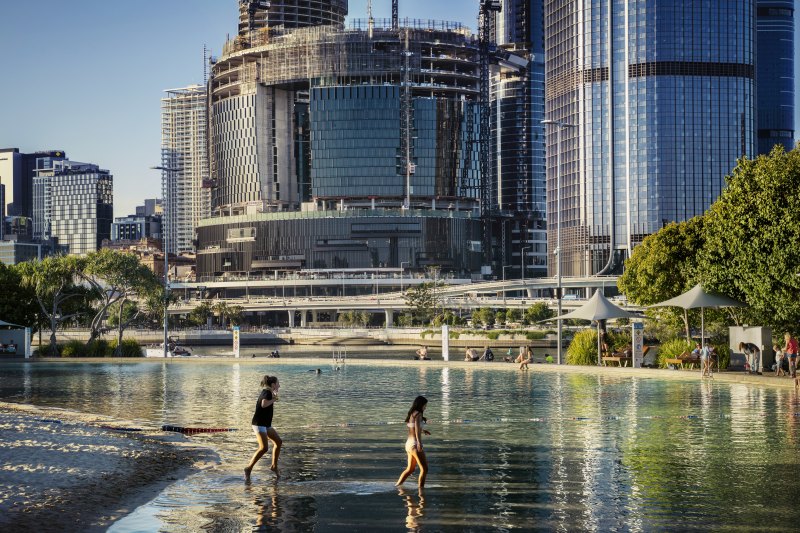 Brisbane home buyers can live near the water for a lower price than in Sydney.