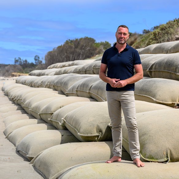 Inverloch SLSC president Glenn Arnold calls the Victorian coastal club the “canary in the coalmine”.