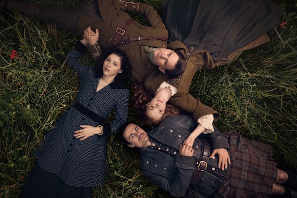 The parents’ love stories unfold in 1714 and 1917.