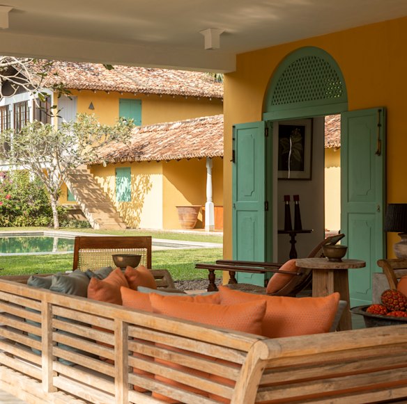 Situated on the beach, The Last House utilises natural breezes for cooling. Air conditioning was only recently installed in the rooms.