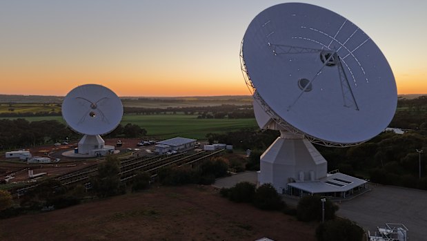 The new antenna will improve communication with spacecraft in the solar system.