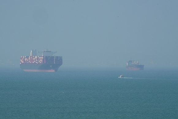 Maritime traffic through the Strait of Hormuz has slowed to a trickle of Iranian-approved vessels.