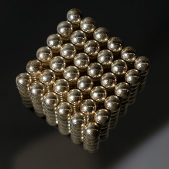 A neodymium magnet