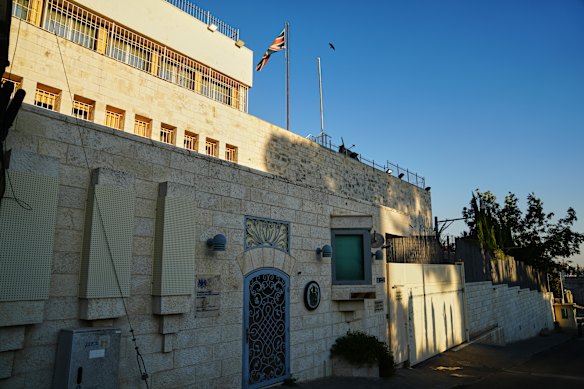 The British Consulate in East Jerusalem.