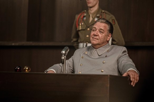 Crowe as the charismatic Goering. 