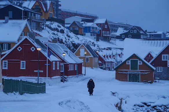 Nuuk, the capital of Greenland.