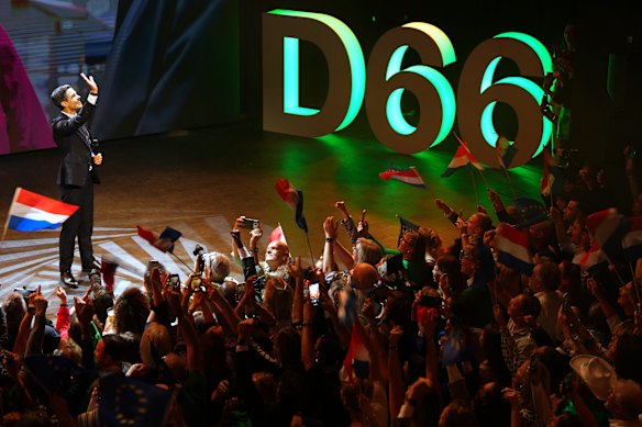 Rob Jetten, a former railway manager who seemed to campaign with a constant smile, said: “Too often, we are spectators of fear and division. But that era is over.”