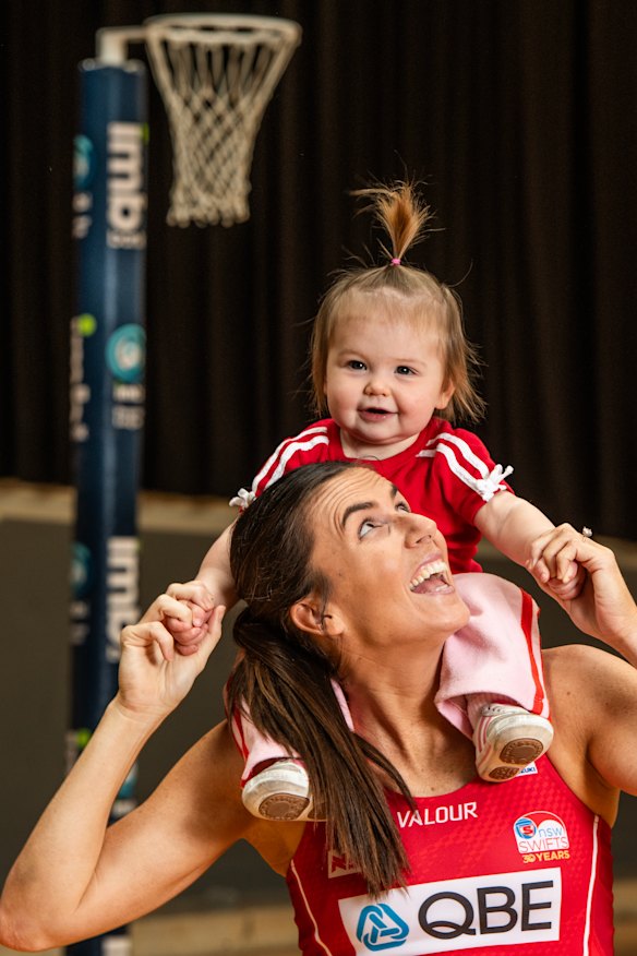 Maddy Proud and her daughter Lily.