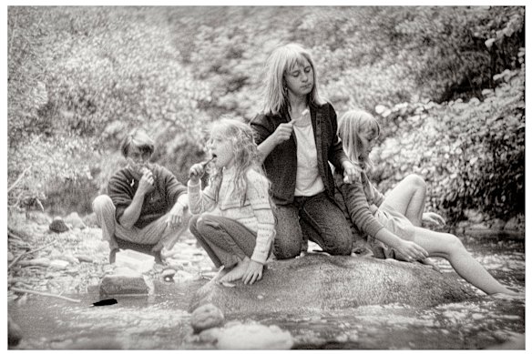 Mary Nolan, Perceval family camping in the South of France, 1964.