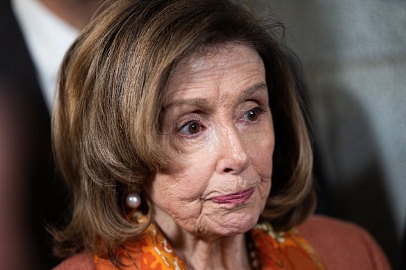 Nancy Pelosi at the US Capitol last month.