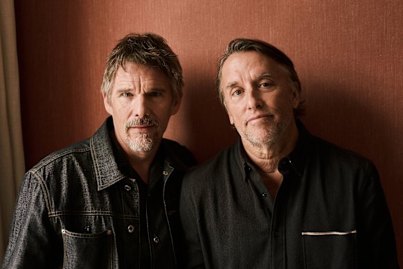 Longtime collaborators Ethan Hawke and Richard Linklater.