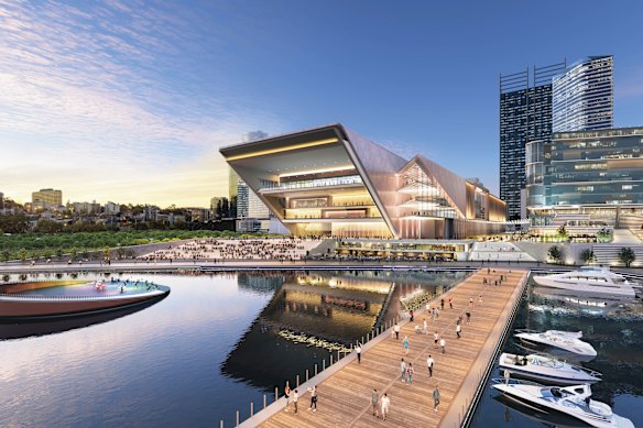 Perth Convention and Exhibition Centre concept images from Wyllie and Brookfield.