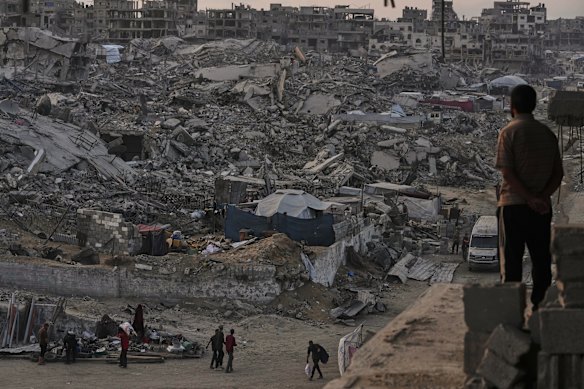 Gaza City on November 11, 2025.