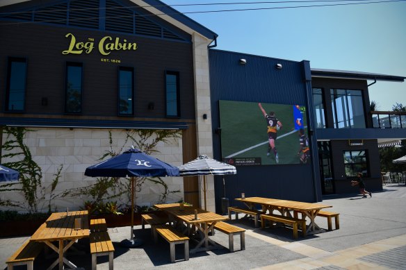 The Log Cabin will be cranking for the NRL grand final on Sunday night. 
