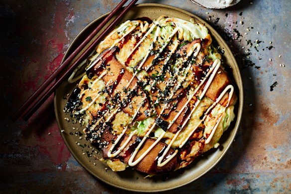 Level up midweek dinners with this mushroom-packed version of Japan’s favourite savoury pancake.